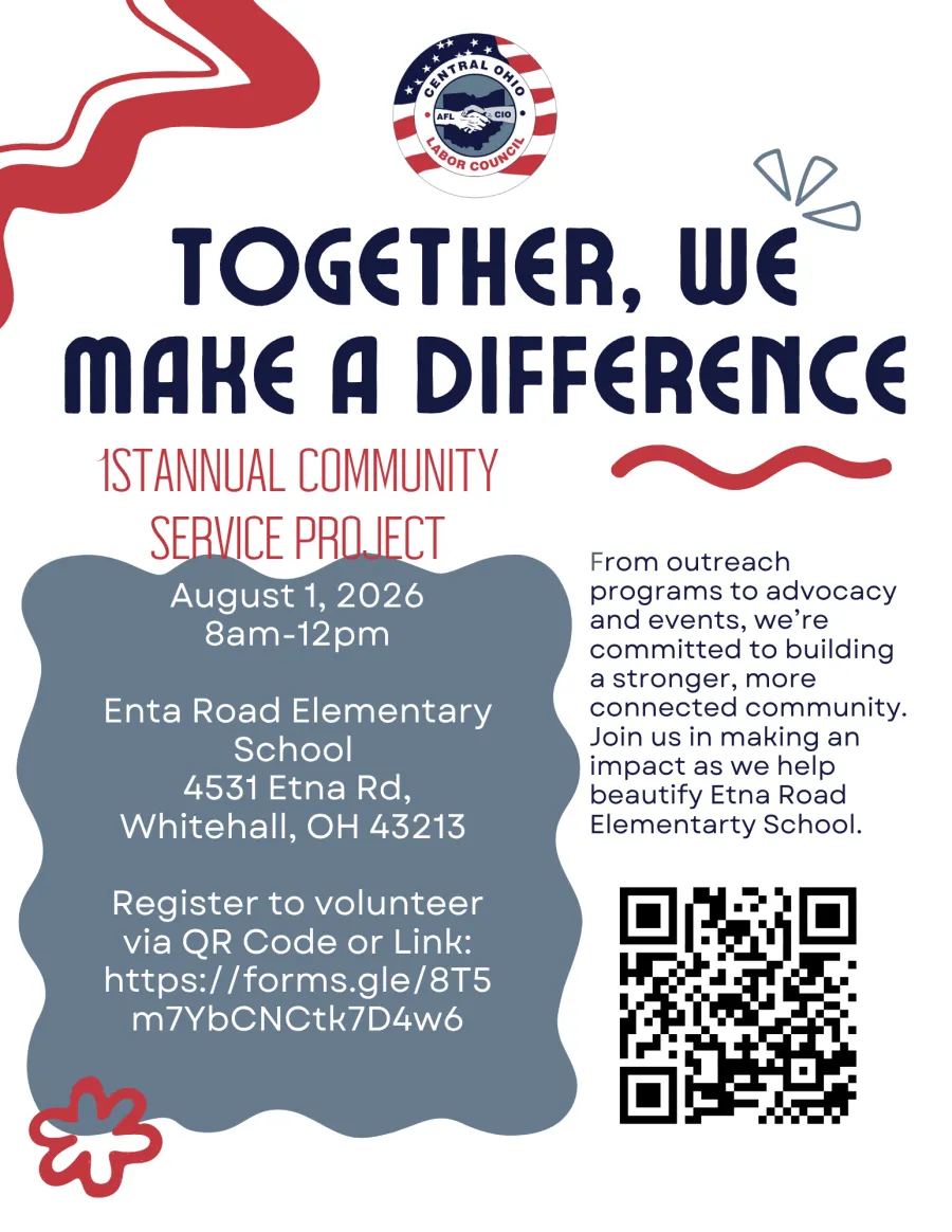 Flyer for the 1st Annual COLC Community Service Event